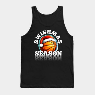 Swishmas Basketball Christmas Tank Top